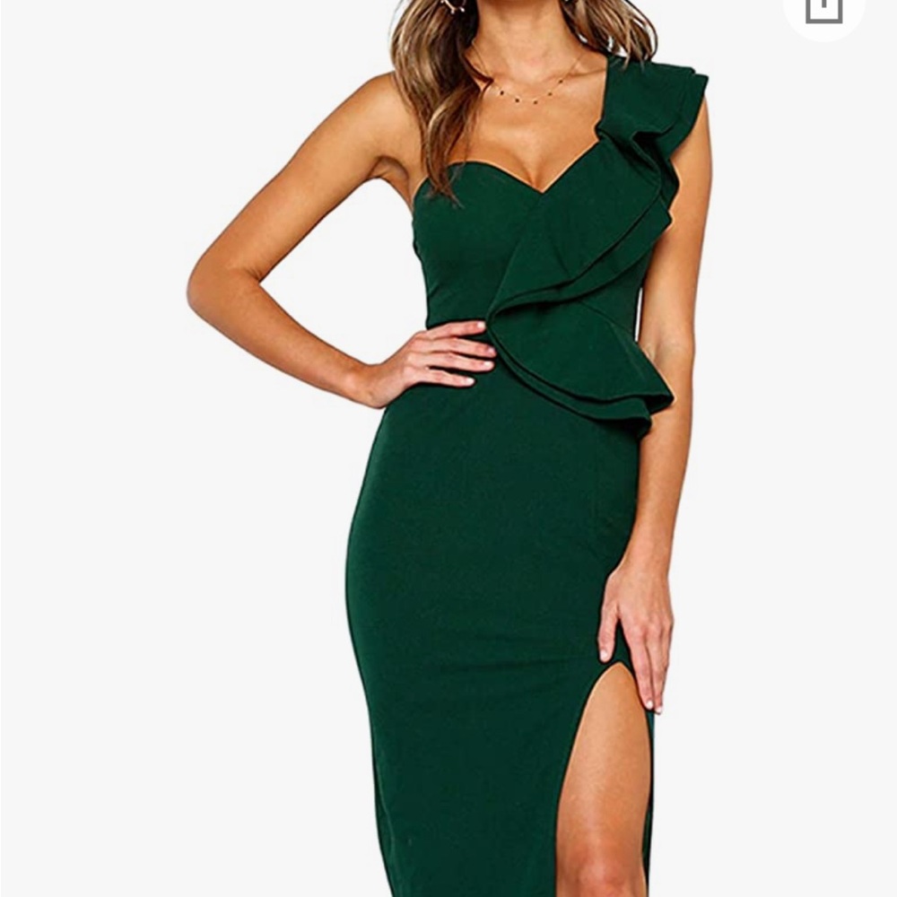 Emerald Green Cocktail Dress